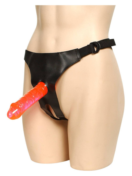crotchless harness + 2 dongs