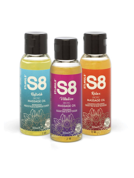 σετ λάδια μασάζ 3 x 50ml