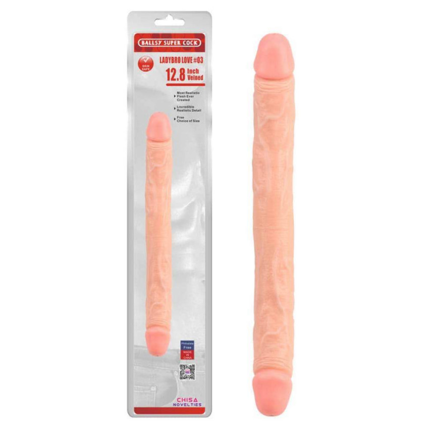 διπλό ομοίωμα πέους nude